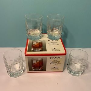 Vintage Handel, Set of 4 1 1/4 oz Shot Glasses